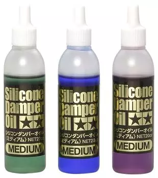 Tamiya Hop Up Options Silicon Damper Oil Medium Green Blue Purple Набор из 3 шт. 53444 No.444 OP.444