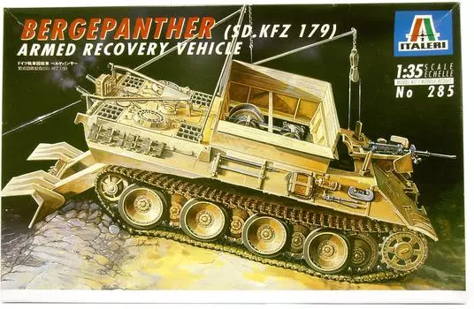 Tamiya Italeri 285 немецкая ремонтно-эвакуационная машина Berge Panther пластиковая модель 1/35