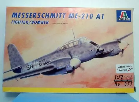 Tamiya Italeri 77 172 Messerschmitt Me210A-1 Plastic Model