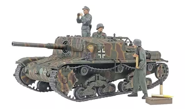 Tamiya Italeri Series Semovente M42 Спецификация немецкой армии Пластиковая модель 37029 1/35 № 29 da75/34 коричневый