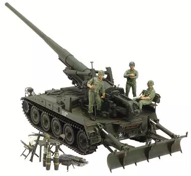 Tamiya Italeri Series US Army Cannon M107 Вьетнамская война Пластиковая модель 37021 1/35 № 21 Самоходная