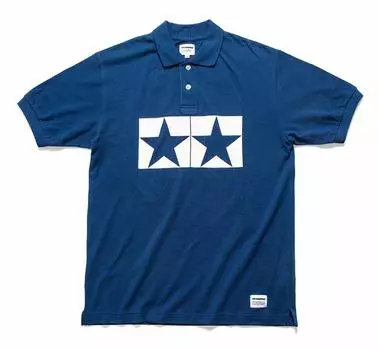 Tamiya JUN WATANABE Tamiya Mark Polo Shirt Blue L 67461