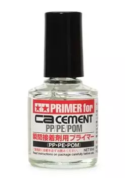 TAMIYA Makeup Material Series Instant Adhesive Primer 10 мл Model Adhesive 87180 № 180 (ПП/ПЭ/ПОМ)