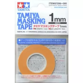 Tamiya Makeup Material Series Masking No.206 Малярная лента 1 мм 87206