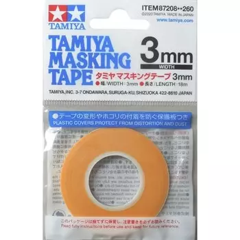 Tamiya Makeup Material Series Masking No.208 Малярная лента 3 мм 87208