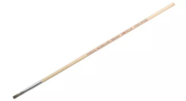 Tamiya Makeup Material Series Modeling Brush Flat Brush 87028 No.28 No.01