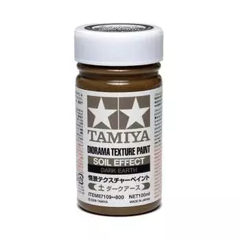 Tamiya Makeup Material Series No.109 Scenery Texture Paint (Soil Dark Earth) 87109