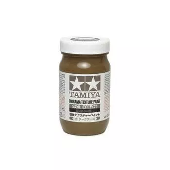 TAMIYA Makeup Material Series No.121 Scenery Texture Paint (Earth Dark Earth) 250ml Model Paint 87121