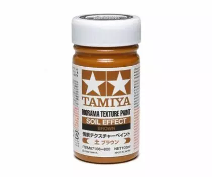 Tamiya Makeup Material Series Scenery Texture Paint 87108 No.108 (Soil Brown)