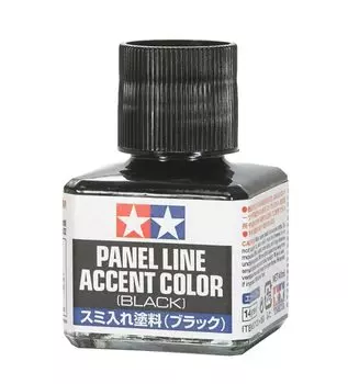 Tamiya Makeup Material Series Stain Paint 40 мл Модельная краска № 131 (черный) 87131-000