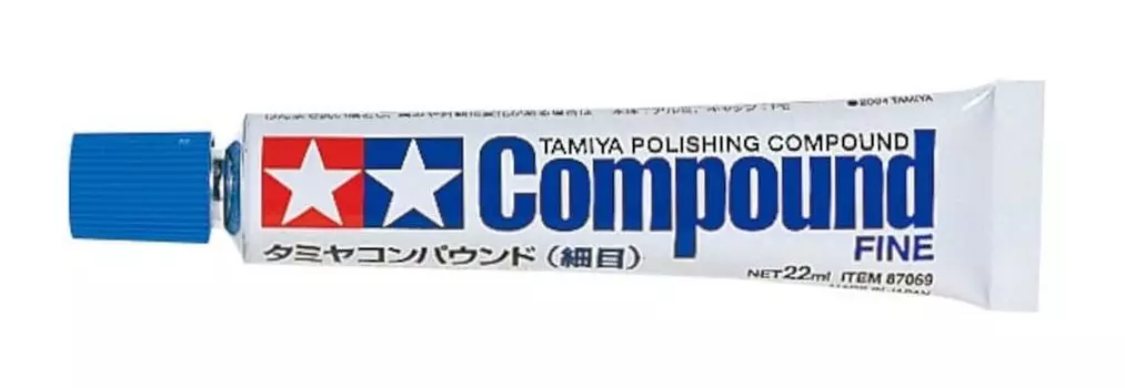 Tamiya Makeup Material Series Tamiya Compound Fine 22ml Model Abrasive 87069 No.69