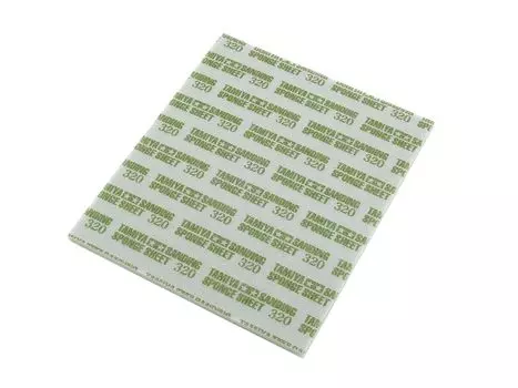 Tamiya Makeup Material Series Tamiya Polishing Sponge Sheet 320 Plastic Model Tool 87163 No.163