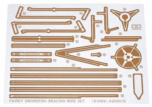 TAMIYA Masterpiece Series Royal Navy Swordfish Etched Wire Plastic Model Parts 61069 1/48 No.69
