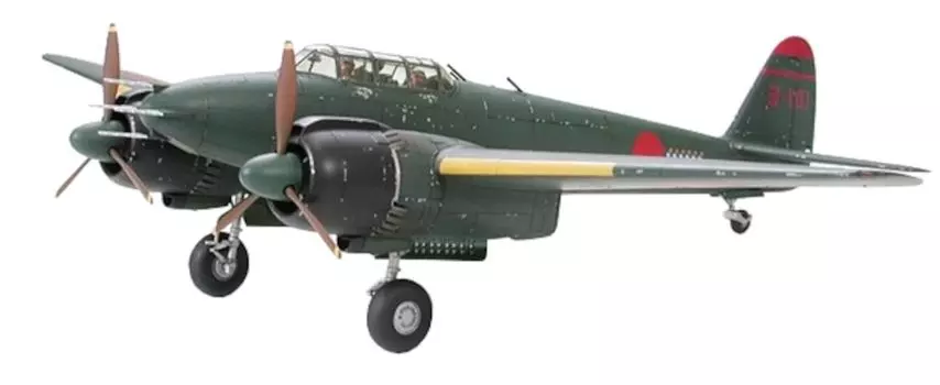 Tamiya Masterpiece Series Японский ВМС Nakajima Ночной истребитель Gekko 11 Тип Ko Пластиковая модель 61093 1/48 № 93 J1N1-Sa
