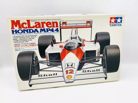 Tamiya McLaren Honda Grand Prix 1/20 MP4/4 1/20 Коллекция20022 белый