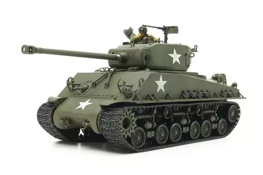 Tamiya Military Miniature Series Американский армейский танк M4A3E8 Sherman Easy Eight Европейская передняя пластиковая модель 35346 1/35 № 346