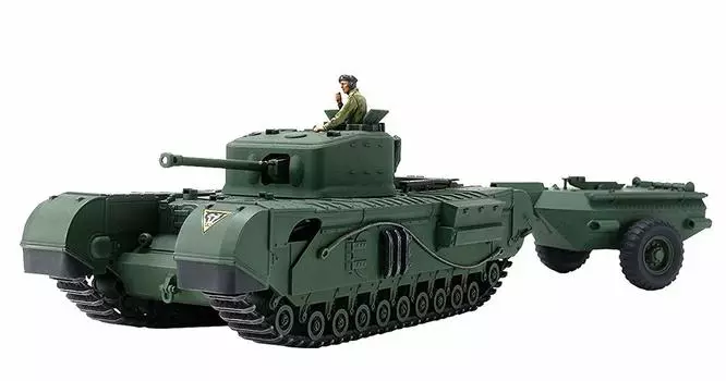 Tamiya Military Miniature Series Британский танк Churchill Crocodile Пластиковая модель 32594 1/48 No.94 Mk.7
