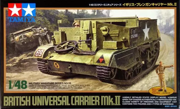 Tamiya Military Miniature Series British Army Brengun Carrier Пластиковая модель 32516 1/48 No.16 Mk.II