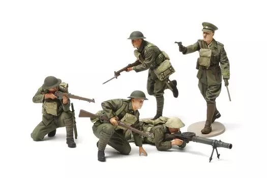 Tamiya Military Miniature Series British Army Infantry Set Пластиковая модель 35339 1/35 № 339
