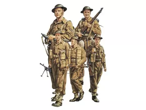 Tamiya Military Miniature Series British Army Infantry Patrol Set Plastic Model 35223 1/35 No.221