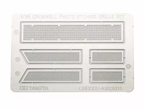 Tamiya Military Miniature Series British Cruiser Tank Cromwell Etching Grill Set Plastic Model Parts 35222 1/35 No.222
