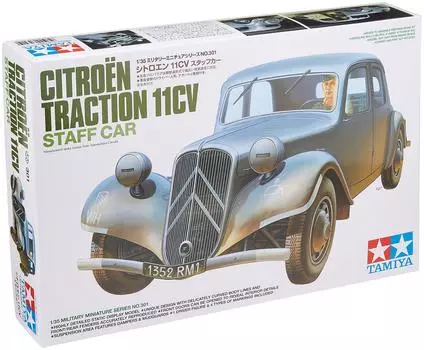 Tamiya Military Miniature Series Французская армия Citroen 11CV Штабной автомобиль Пластиковая модель 35301 1/35 № 301