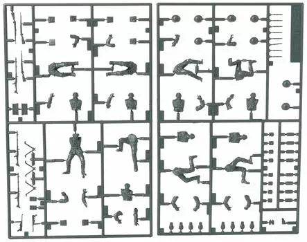 Tamiya Military Miniature Series German Army Infantry Assault Set Plastic Model 35030 1/35 No.30