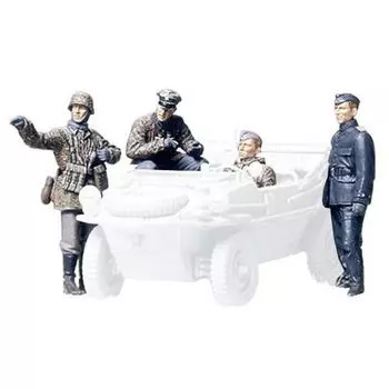 TAMIYA Military Miniature Series German Army Tank Corps Front Reconnaissance Team Plastic Model 35253 1/35 No.253