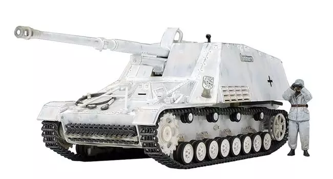TAMIYA Military Miniature Series Немецкая тяжелая пушка Nashorn Пластиковая модель 32600 1/48 № 100 Противотанковая самоходная установка (танк)