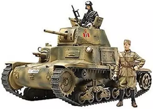 Tamiya Military Miniature Series Итальянский армейский средний танк Carlo Armato Пластиковая модель 35296 1/35 № 296 M13/40
