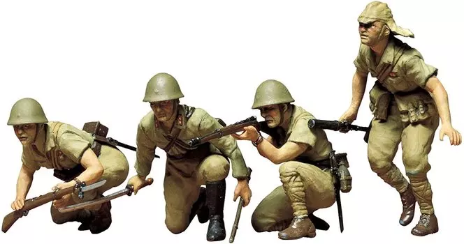 Tamiya Military Miniature Series Japanese Army Infantry Set Plastic Model 35090 1/35 No.90