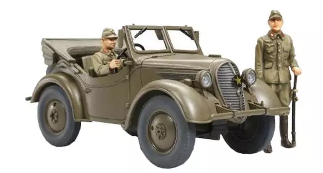 Tamiya Military Miniature Series Japanese Army Type 95 Small Passenger Car Kurogane Shiki Plastic Model 32558 1/48 No.58