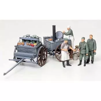 Tamiya Military Miniature Series Немецкий армейский полевой набор для готовки, пластиковая модель 35247 1/35 № 247