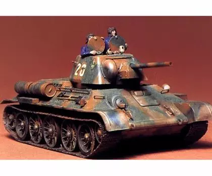 Tamiya Military Miniature Series Soviet Army Tank 1943 Plastic Model 35059 1/35 No.59 T34/76 зелёный