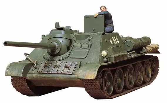 Tamiya Military Miniature Series Советская Армия Штурмовой Артиллерийский Танк Пластиковая Модель 35072 1/35 №72 СУ-85
