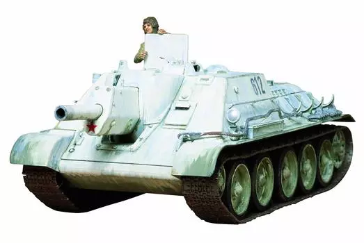 Tamiya Military Miniature Series Советская Армия Штурмовой Артиллерийский Танк Пластиковая Модель 35093 1/35 № 93 СУ-122