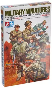 Tamiya Military Miniature Series US Army Infantry GI Set Plastic Model 35048 1/35 No.48