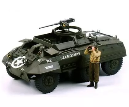 Tamiya Military Miniature Series US Army M20 высокоскоростная бронированная машина пластиковая модель 35234 1/35 № 234