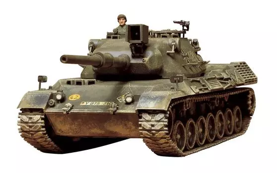 TAMIYA Серия военных миниатюр Армия ФРГ Средний танк Leopard Пластиковая модель 35064 1/35 №64