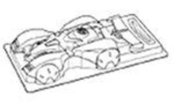 Tamiya Mini 4WD Grade Up Parts Back Blader Clear Body No.217