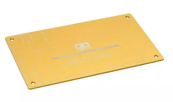 Tamiya Mini 4WD Limited Mini 4WD HG алюминиевая установочная доска 95201 (Золото)