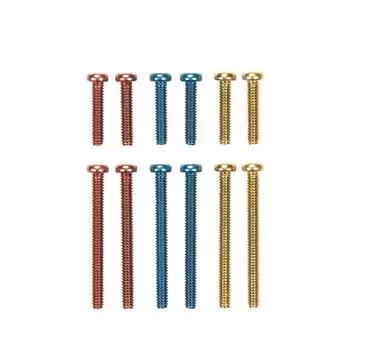 Tamiya Mini 4WD Limited Series Stainless Steel Color Screw 3 Color Set 94940 (10-20mm)
