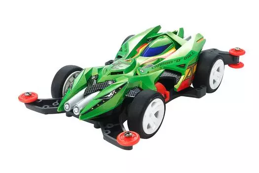 Tamiya Mini 4WD PRO Series Canon D Ball MA Chassis 18649 № 49 зелёный