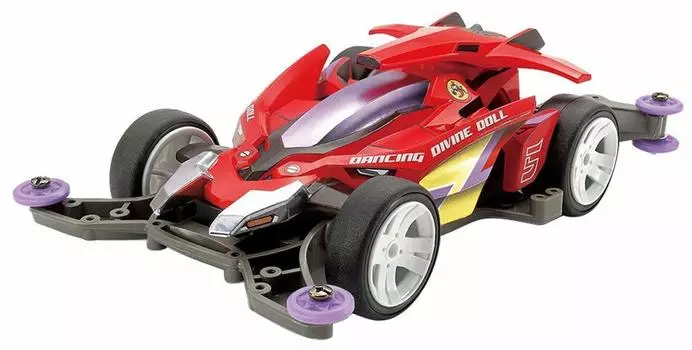 TAMIYA Mini 4WD PRO Series Dancing Divine Doll MA Chassis Пластиковая модель 18651 № 51 серый