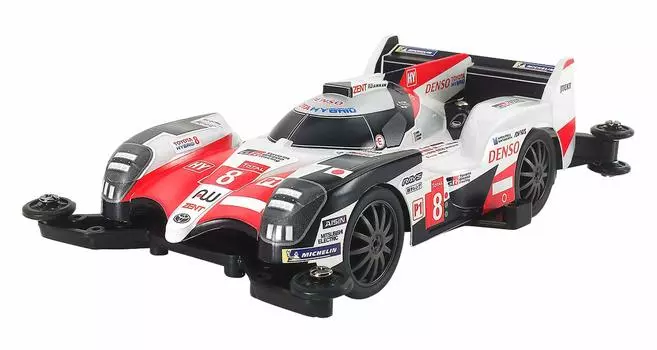 Tamiya Mini 4WD PRO Series Toyota Gazoo Racing TS050 HYBRID MA Шасси 18652 № 52 (Корпус из поликарбоната)