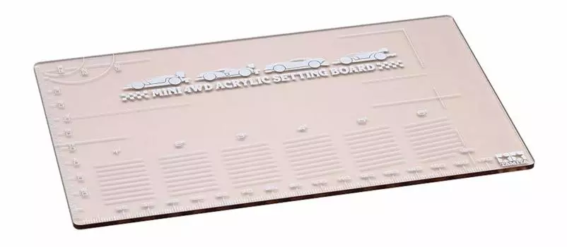 Tamiya Mini 4WD Special Project Mini 4WD Acrylic Setting Board (Smoke) 95618-000