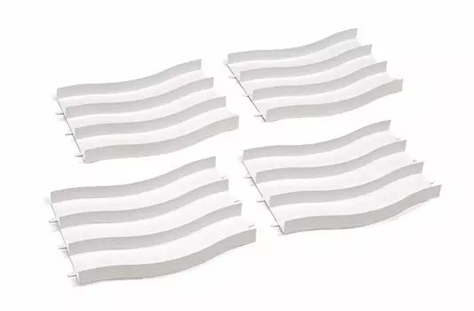 TAMIYA Mini 4WD Special Sale Product Japan Cup Junior Circuit Wave Set of 4 69575 (White)