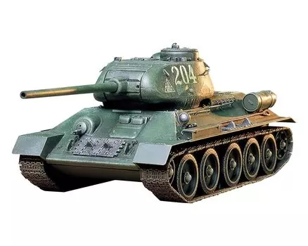 Tamiya MM T34 85 Средний танк Военный 35138 / 1/35 Миниатюра