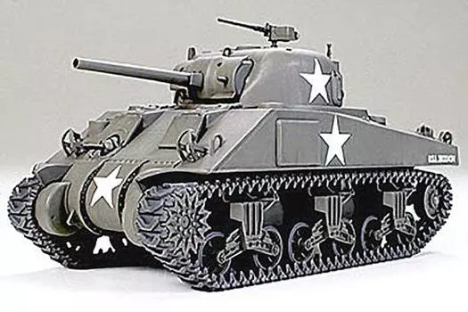 Tamiya MMV Miniature Vehicle American M4 Sherman Tank Early Type 1/48 (Military Series)