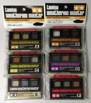 Tamiya Oil Painting Weathering Master 6-Sets(А,Б,В,Г,Д,Е) [Импорт] [Элемент]